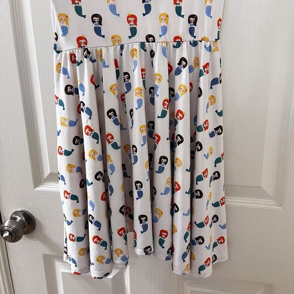 Dot Dot Smile Girls Mermaid Twirl Dress Short Sleeve Girls Size 7 - Picture 9 of 9